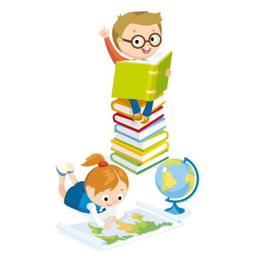 ni&ntilde;os aprendiendo